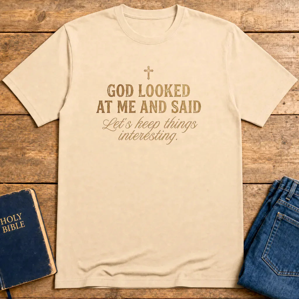 Keep Things Interesting T-Shirt - Natural
