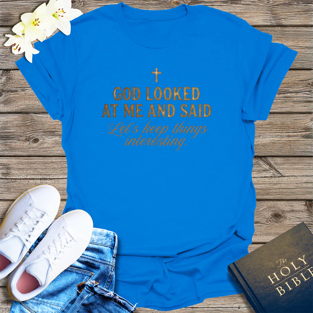 Keep Things Interesting T-Shirt - Royal