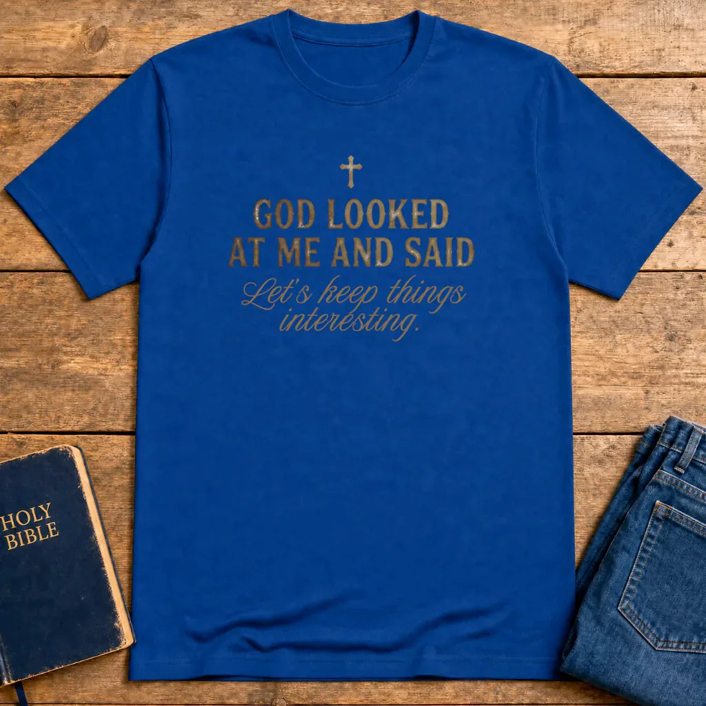 Keep Things Interesting T-Shirt - Royal