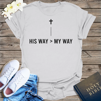 His Way > My Way T-Shirt - Ice Grey