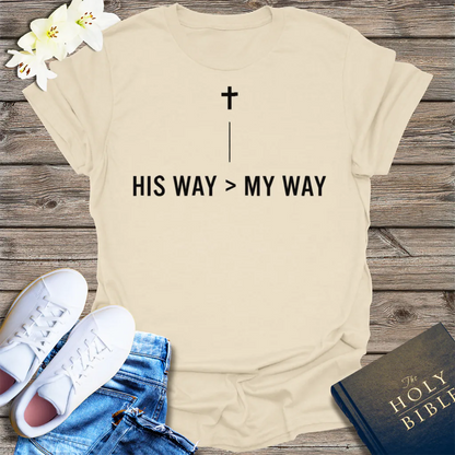 His Way > My Way T-Shirt - Natural