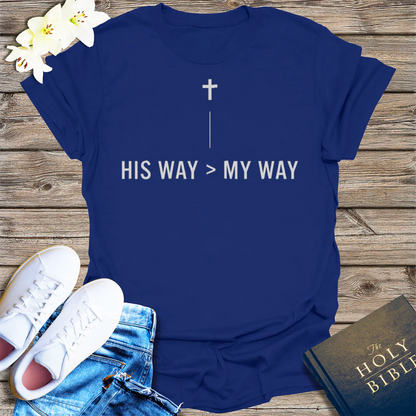 His Way > My Way T-Shirt - Navy