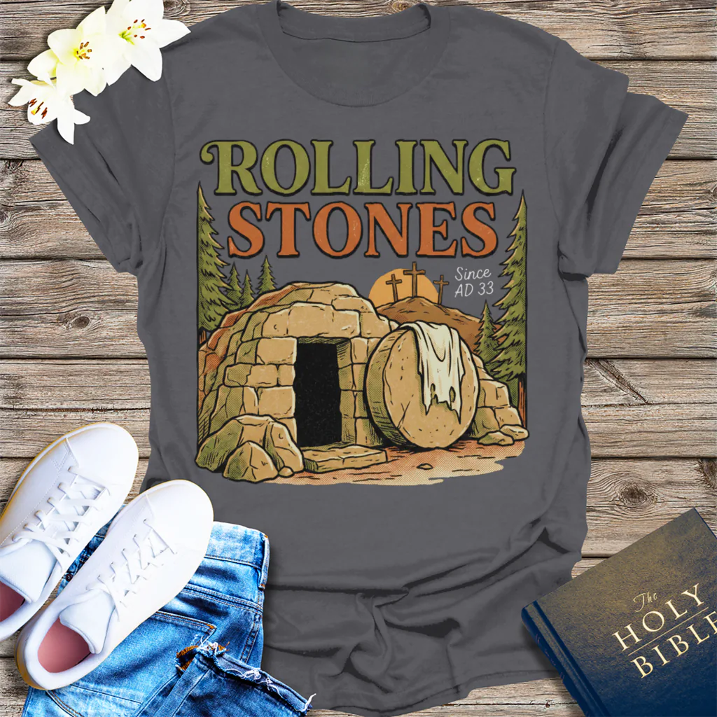 Rolling Stones Since AD 33 T-Shirt - Charcoal
