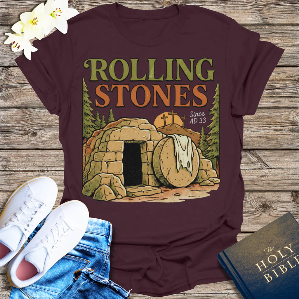 Rolling Stones Since AD 33 T-Shirt - Dark Chocolate