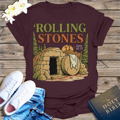 Rolling Stones Since AD 33 T-Shirt - Dark Chocolate