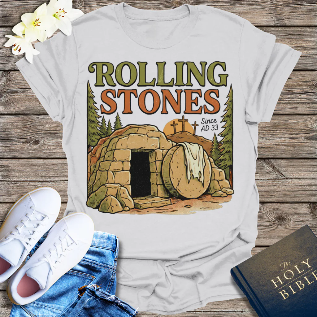 Rolling Stones Since AD 33 T-Shirt - Ice Grey