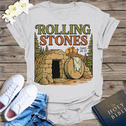 Rolling Stones Since AD 33 T-Shirt - Ice Grey