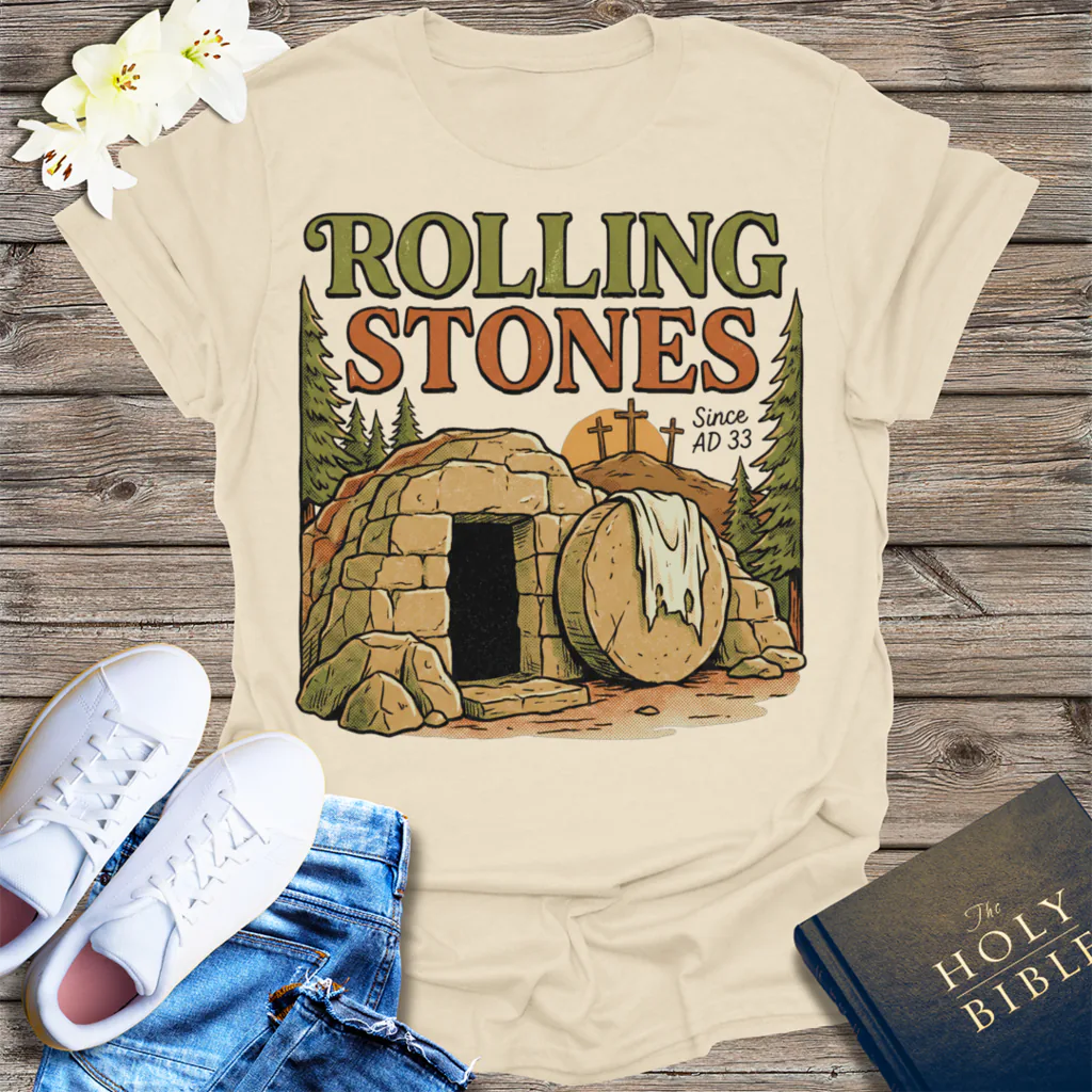 Rolling Stones Since AD 33 T-Shirt - Natural