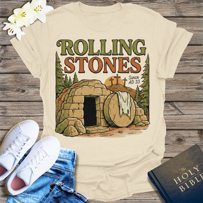 Rolling Stones Since AD 33 T-Shirt - Natural