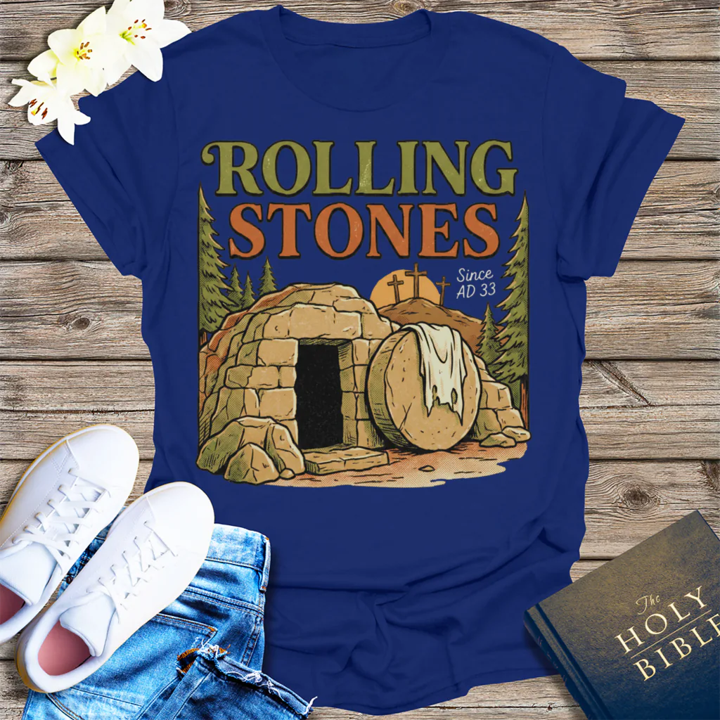Rolling Stones Since AD 33 T-Shirt - Navy