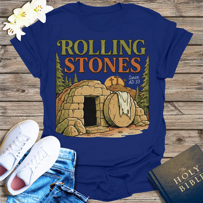 Rolling Stones Since AD 33 T-Shirt - Navy