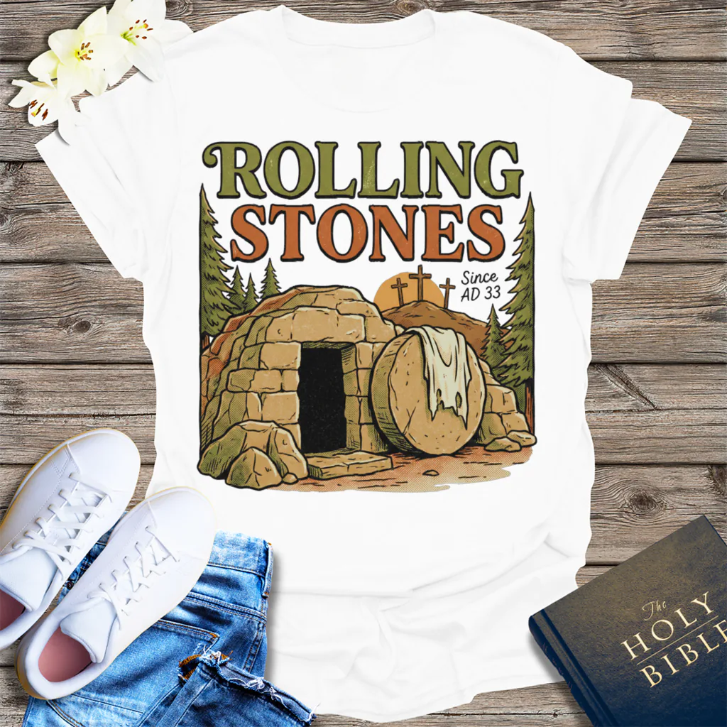 Rolling Stones Since AD 33 T-Shirt - White
