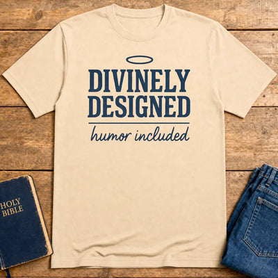 Divinely Designed T-Shirt - Natural