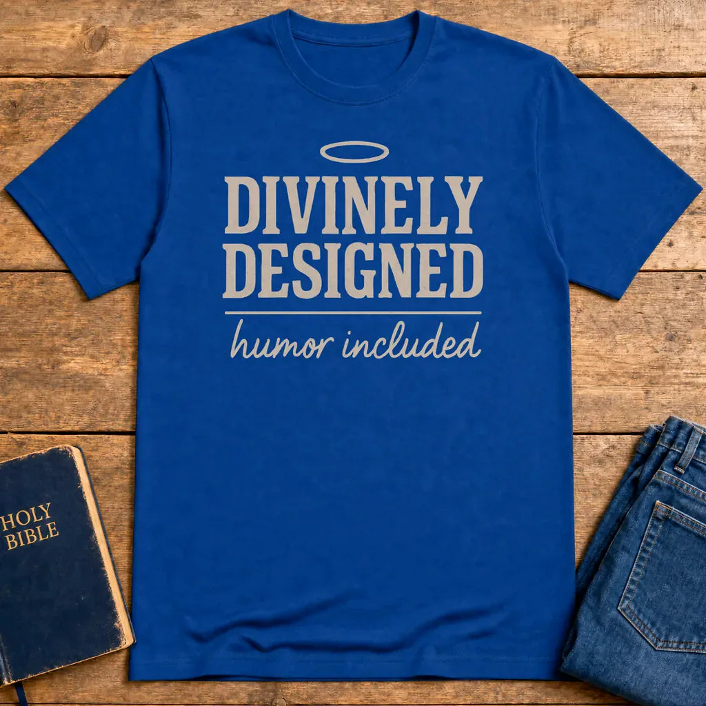 Divinely Designed T-Shirt - Royal