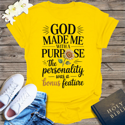 Purpose & Personality T-Shirt - Daisy