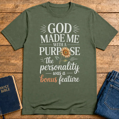Purpose & Personality T-Shirt - Military Green