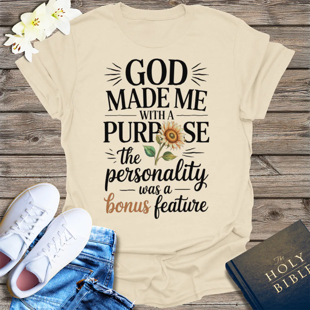 Purpose & Personality T-Shirt - Natural