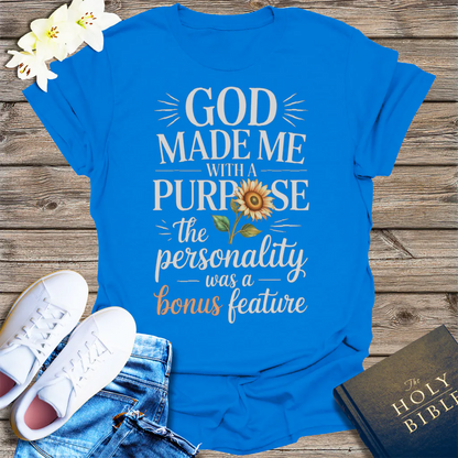 Purpose & Personality T-Shirt - Royal