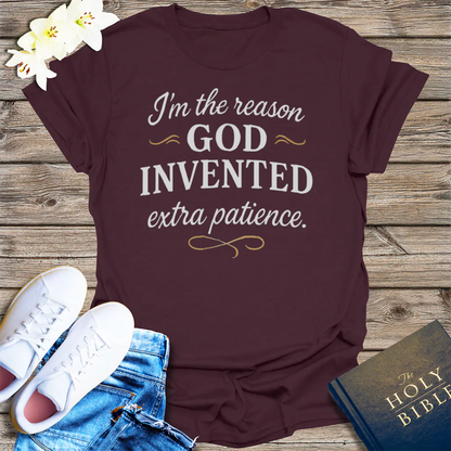 Extra Patience T-Shirt - Dark Chocolate
