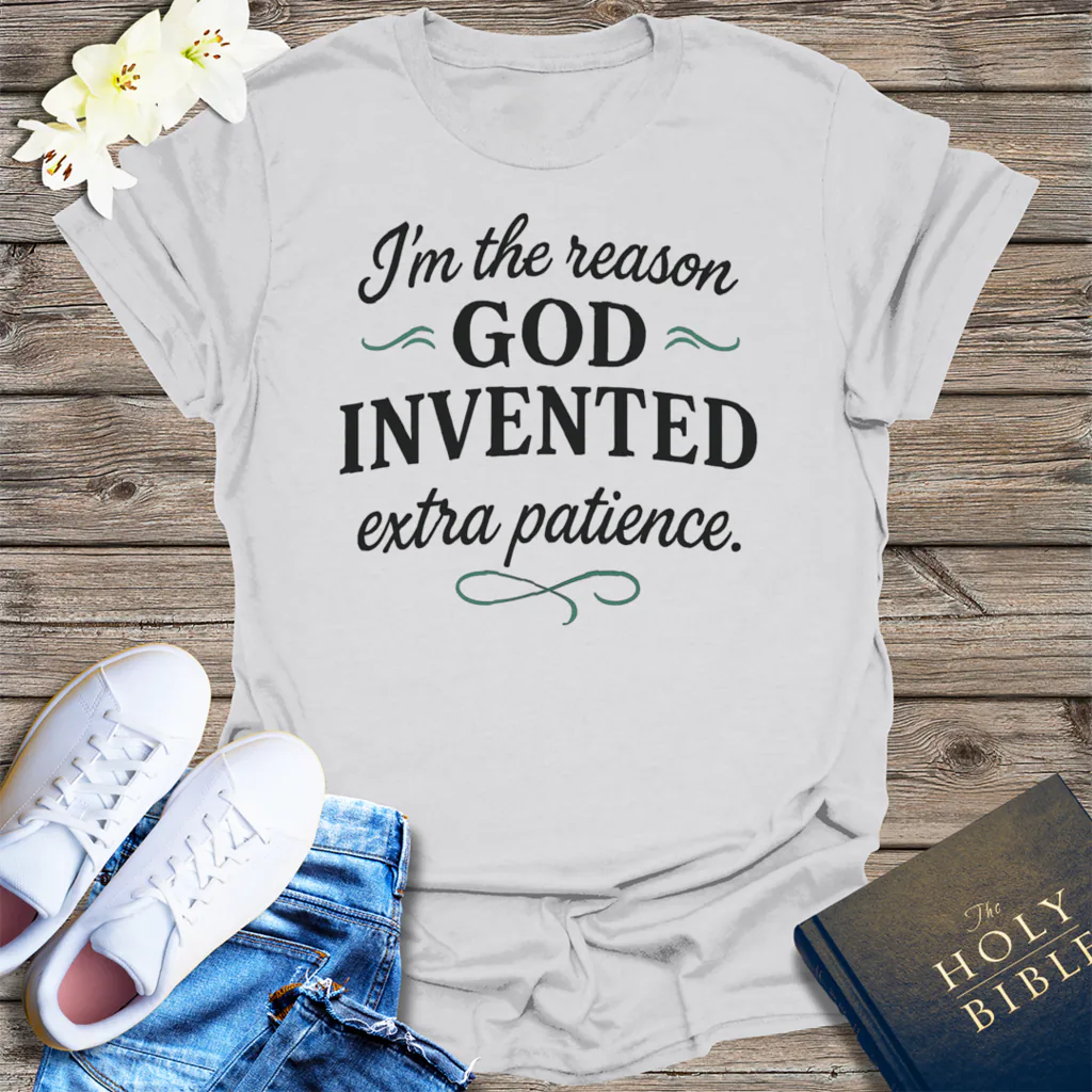 Extra Patience T-Shirt - Ice Grey