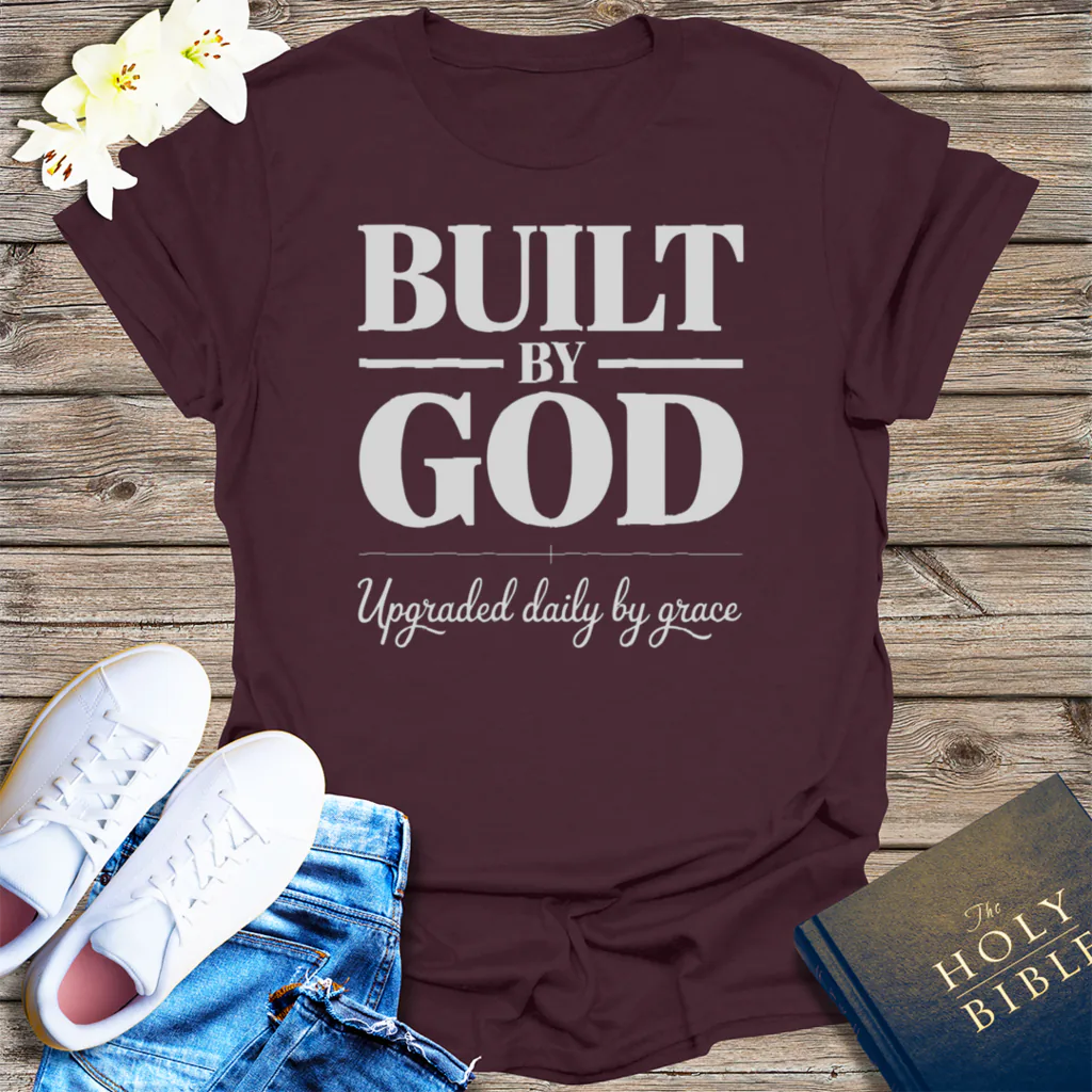 Built by God T-Shirt - Dark Chocolate
