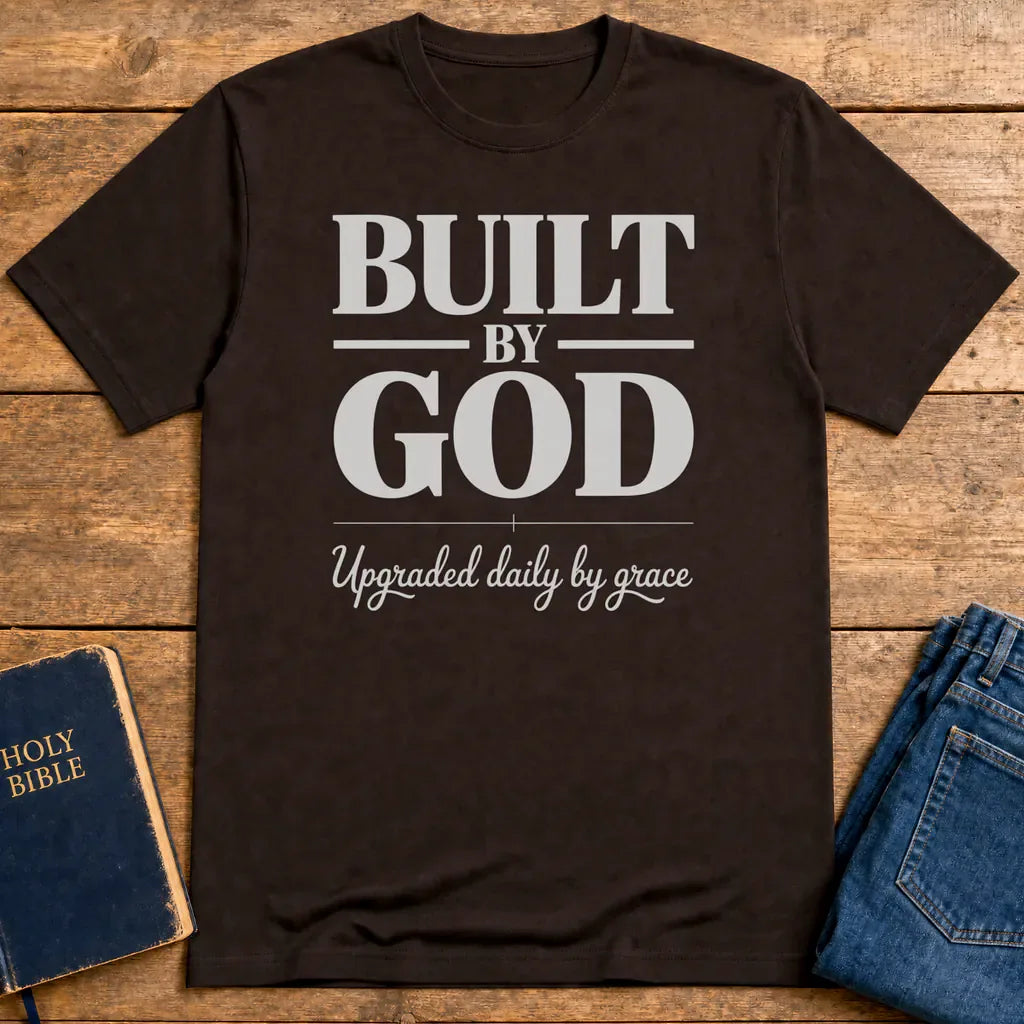 Built by God T-Shirt - Dark Chocolate