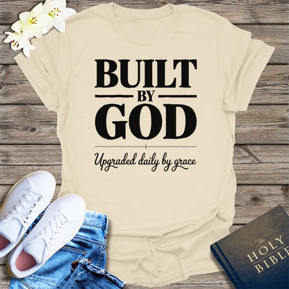 Built by God T-Shirt - Natural