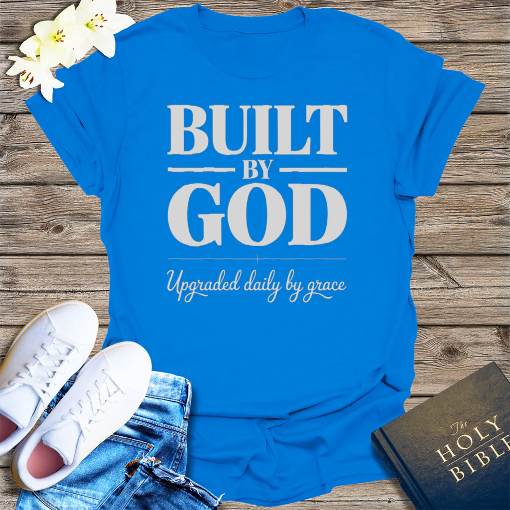 Built by God T-Shirt - Royal