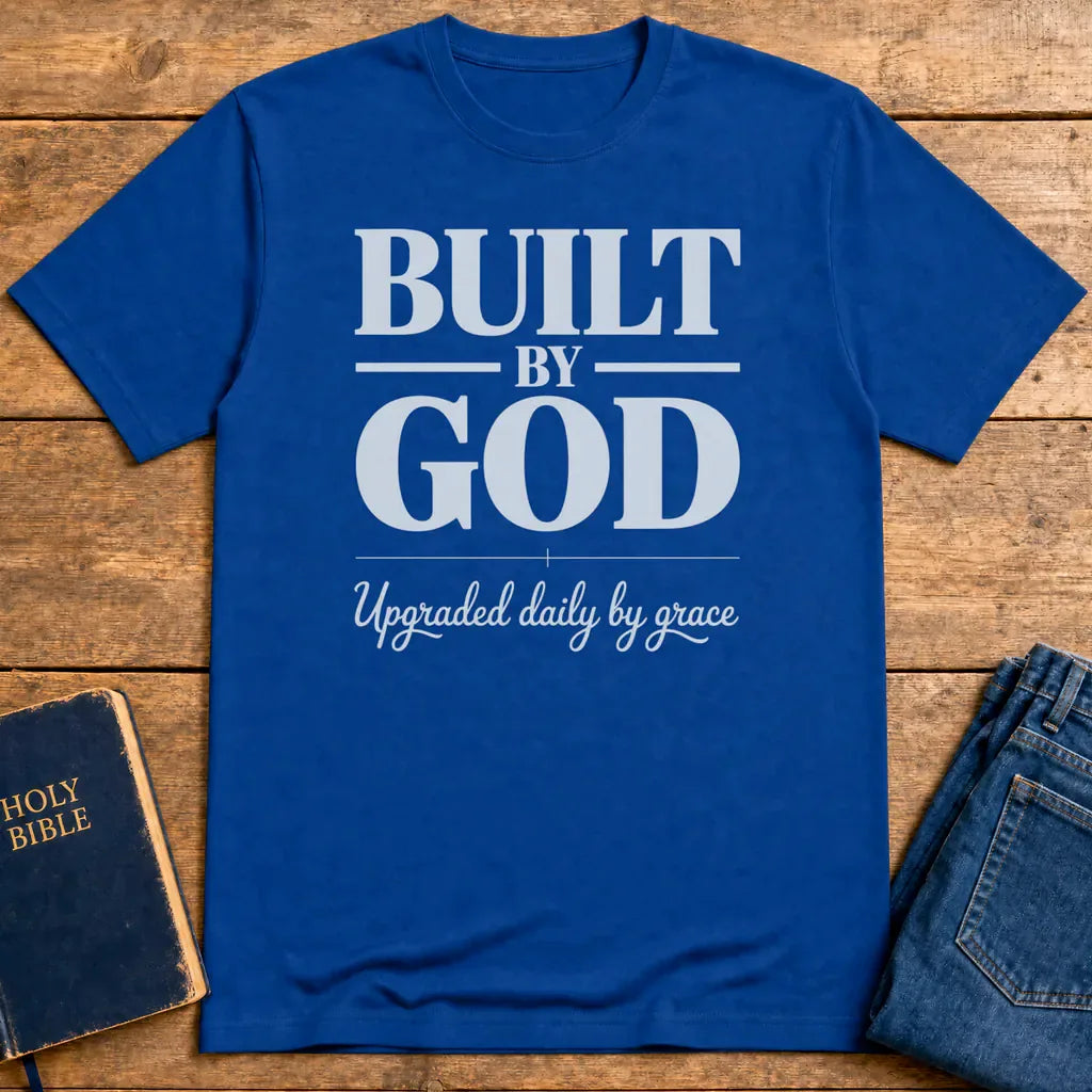 Built by God T-Shirt - Royal
