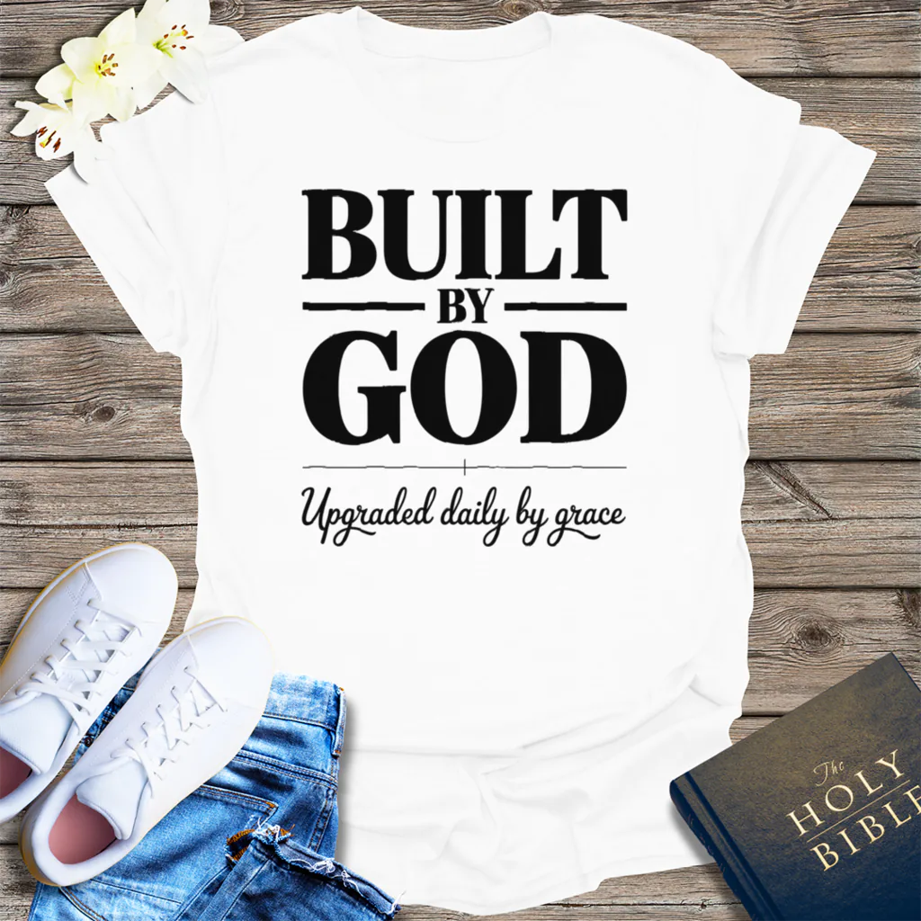 Built by God T-Shirt - White
