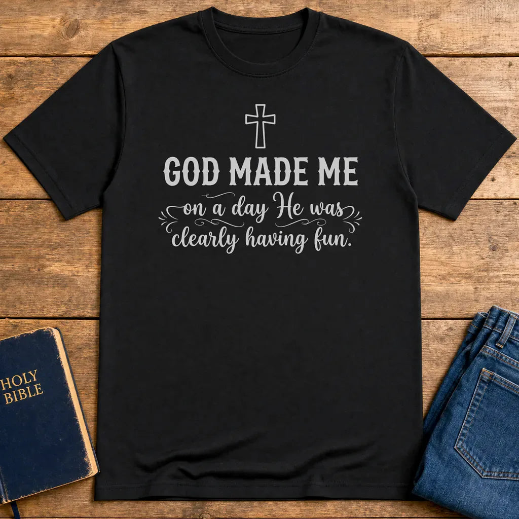 Heavenly Fun Creation T-Shirt - Black
