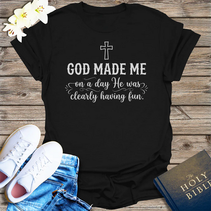 Heavenly Fun Creation T-Shirt - Black