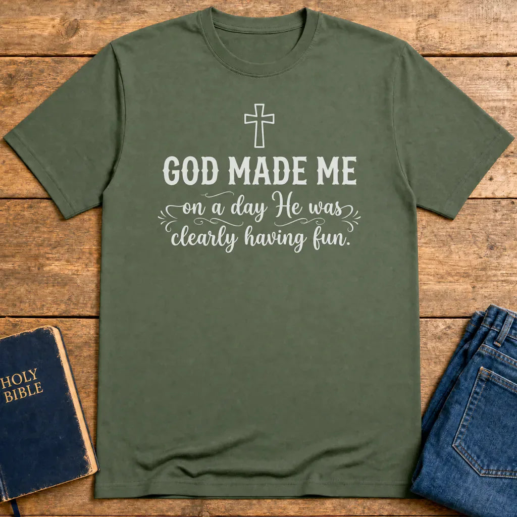 Heavenly Fun Creation T-Shirt - Military Green