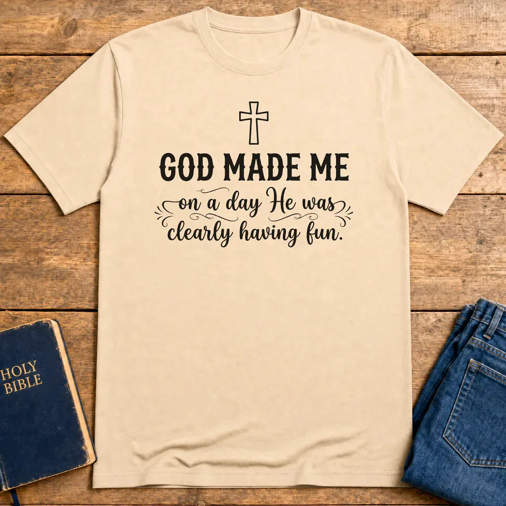 Heavenly Fun Creation T-Shirt - Natural