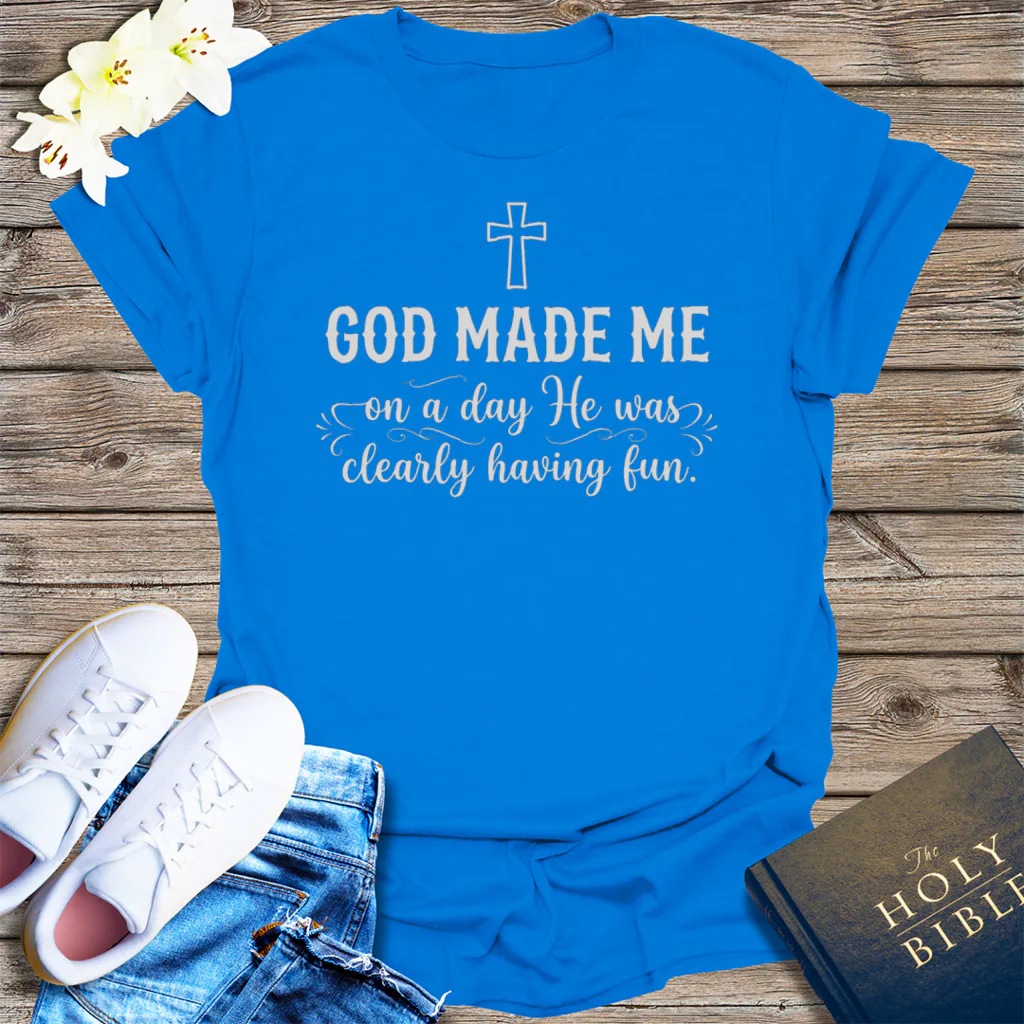 Heavenly Fun Creation T-Shirt - Royal