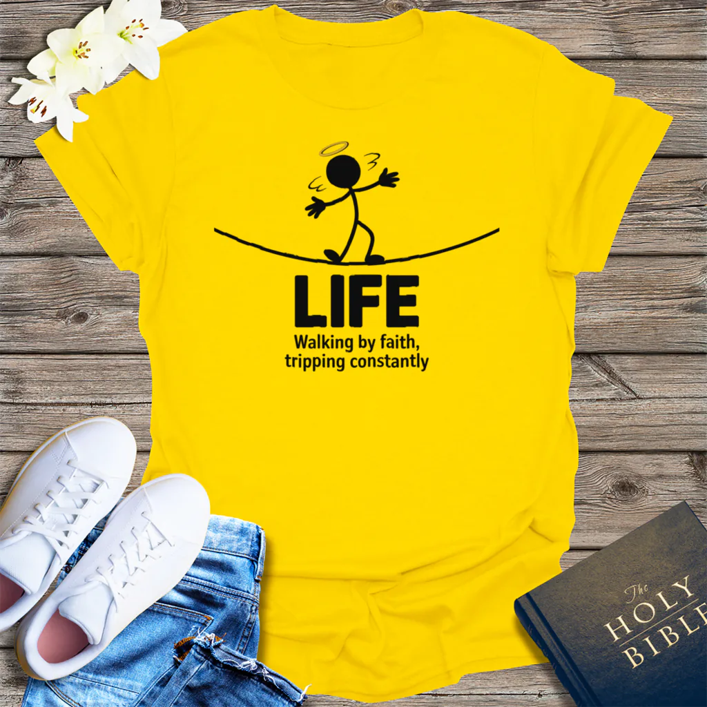 Walking in Faith T-Shirt - Daisy