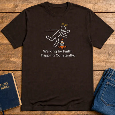 Holy Detour Humor T-Shirt - Dark Chocolate
