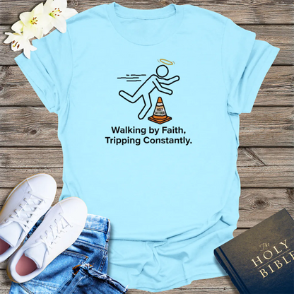 Holy Detour Humor T-Shirt - Light Blue