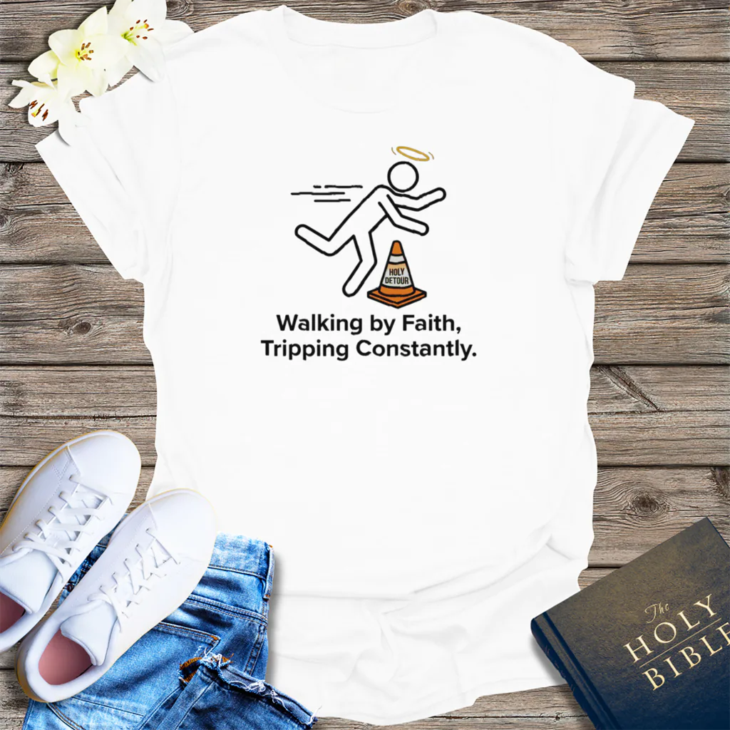 Holy Detour Humor T-Shirt - White