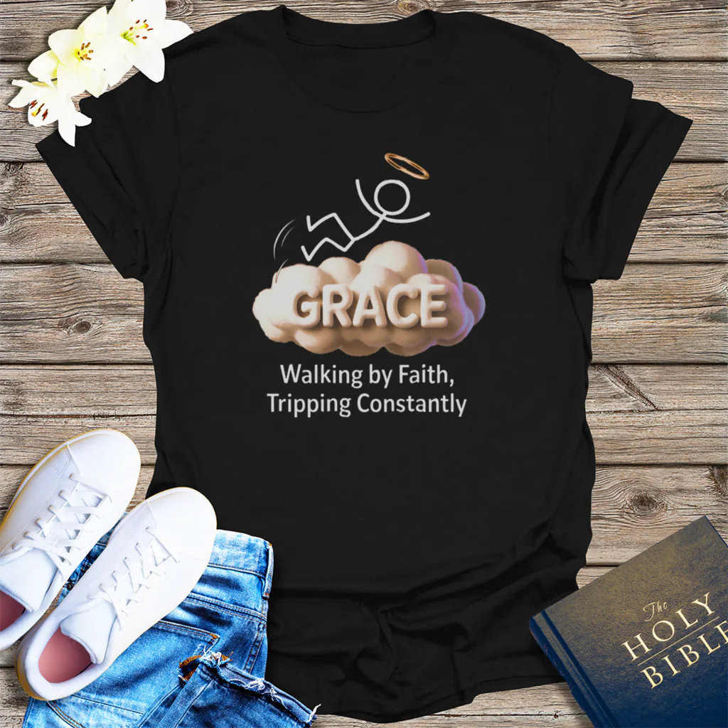 Grace Cloud T-Shirt - Black