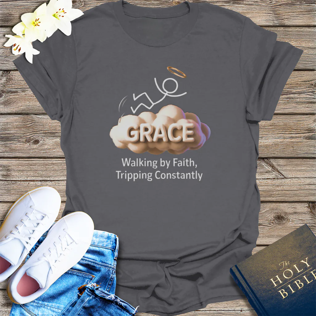 Grace Cloud T-Shirt - Charcoal