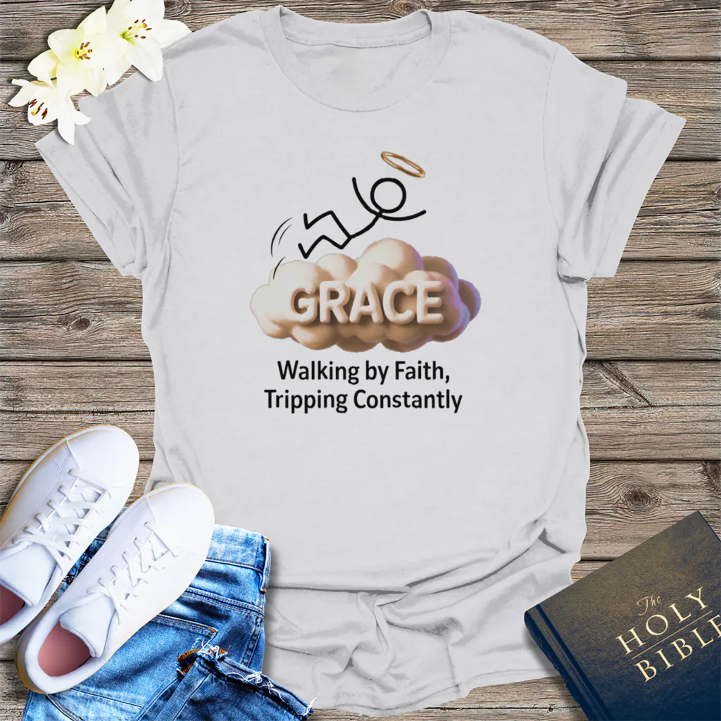 Grace Cloud T-Shirt - Ice Grey