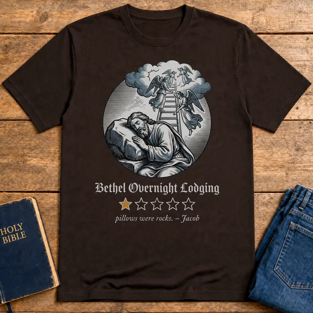 Bethel Overnight Lodging T-Shirt - Dark Chocolate