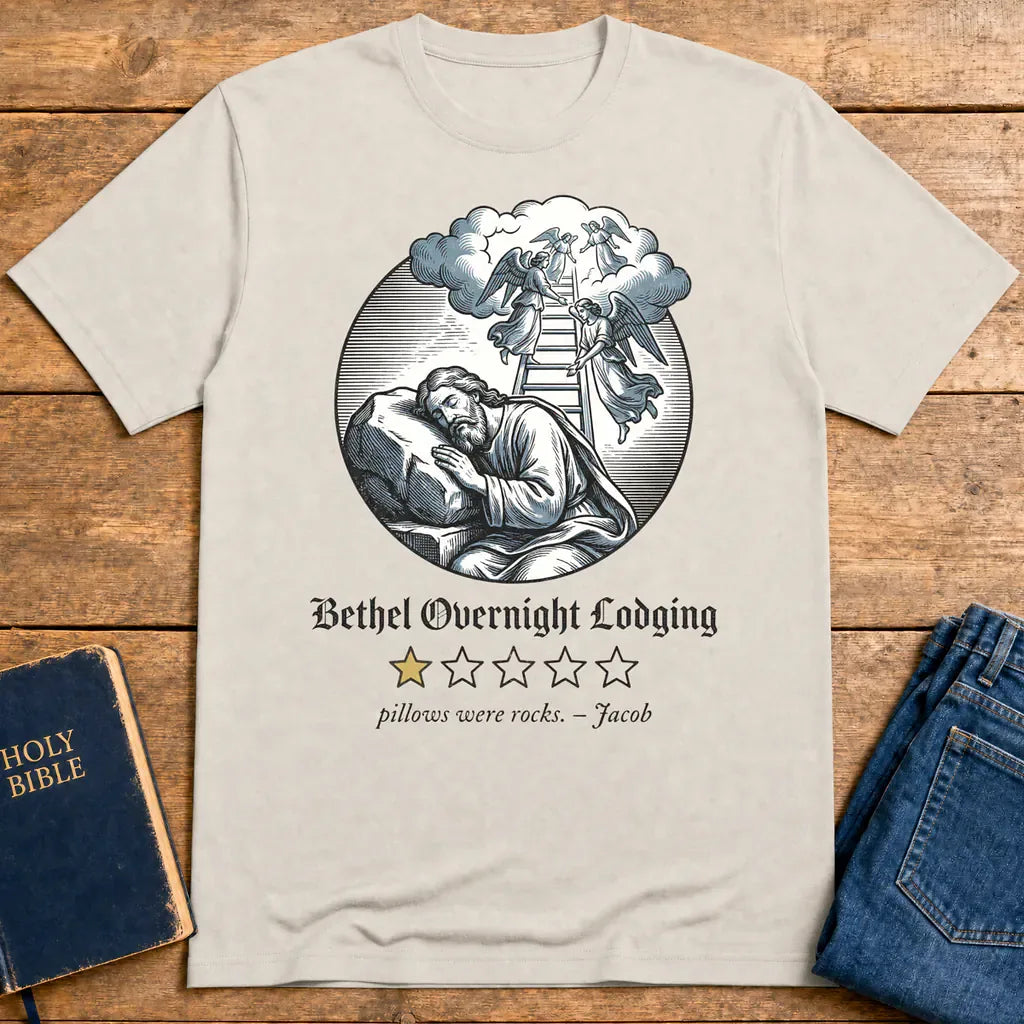 Bethel Overnight Lodging T-Shirt - Ice Grey