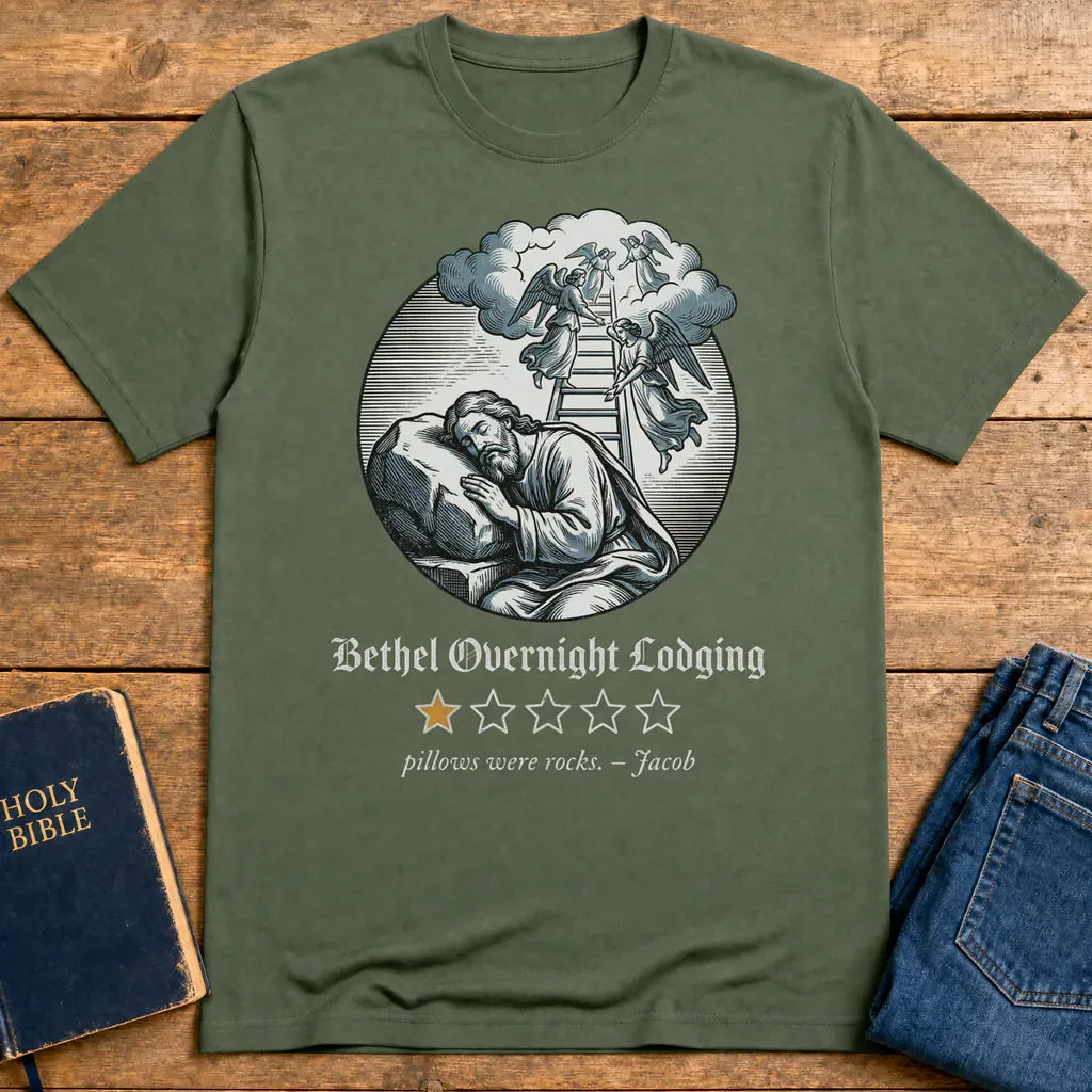 Bethel Overnight Lodging T-Shirt - Military Green