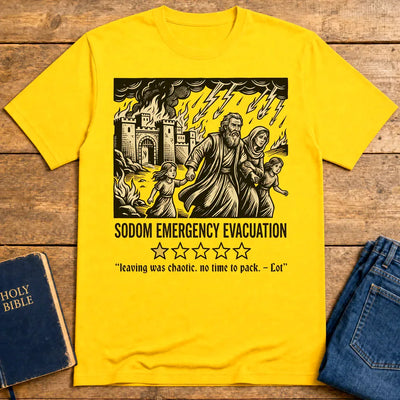 Sodom Emergency Evacuation T-Shirt - Daisy