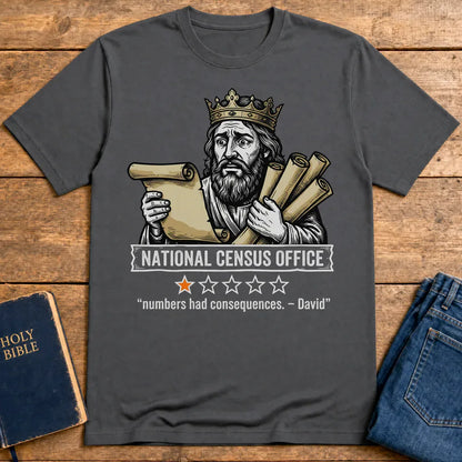 National Census Office T-Shirt - Charcoal