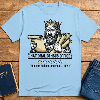 National Census Office T-Shirt - Light Blue