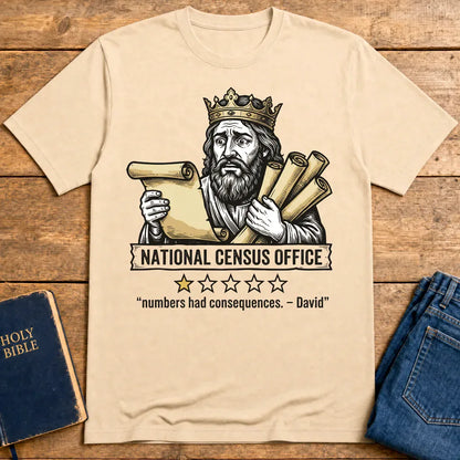 National Census Office T-Shirt - Natural
