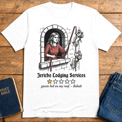 Jericho Lodging Services T-Shirt - White